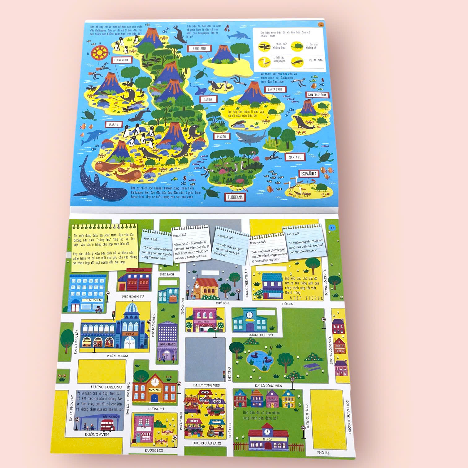 Cuốn Sách Khổng Lồ Về Trò Chơi Tư Duy - Maps Activity Pad