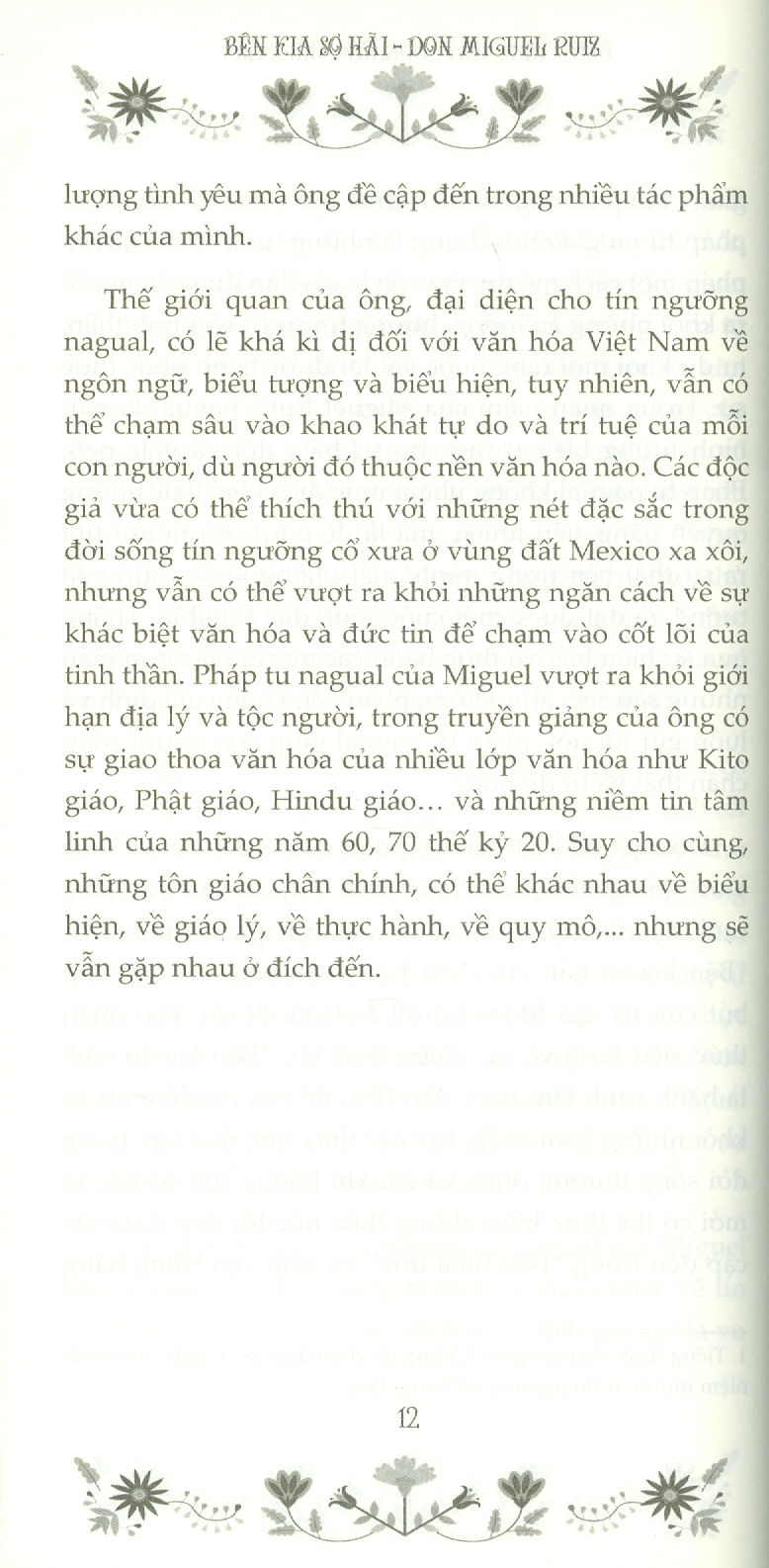 Bên Kia Sợ Hãi - Truyền Thống Tâm Linh Của Người Toltec Về Giấc Mơ, Quán Niệm Và Tự Do - Don Miguel Ruiz; Hà Thuỷ Nguyên dịch