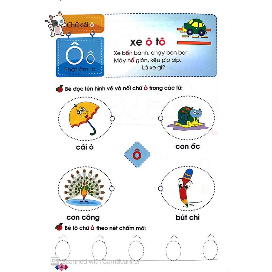 Mai Em Vào Lớp 1 - Vở Bé Làm Quen Với Chữ Cái ( 5 - 6T) Tập 1 - Bản Quyền