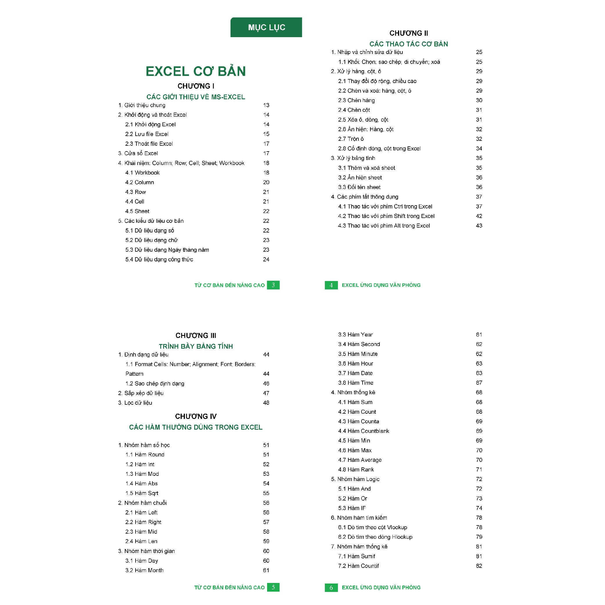 Combo 6 Sách Excel - Word - PowerPoint - Google Sheets - 150 Thủ Thuật - Power Query Kèm Khoá Học Video ĐÀO TẠO TIN HỌC