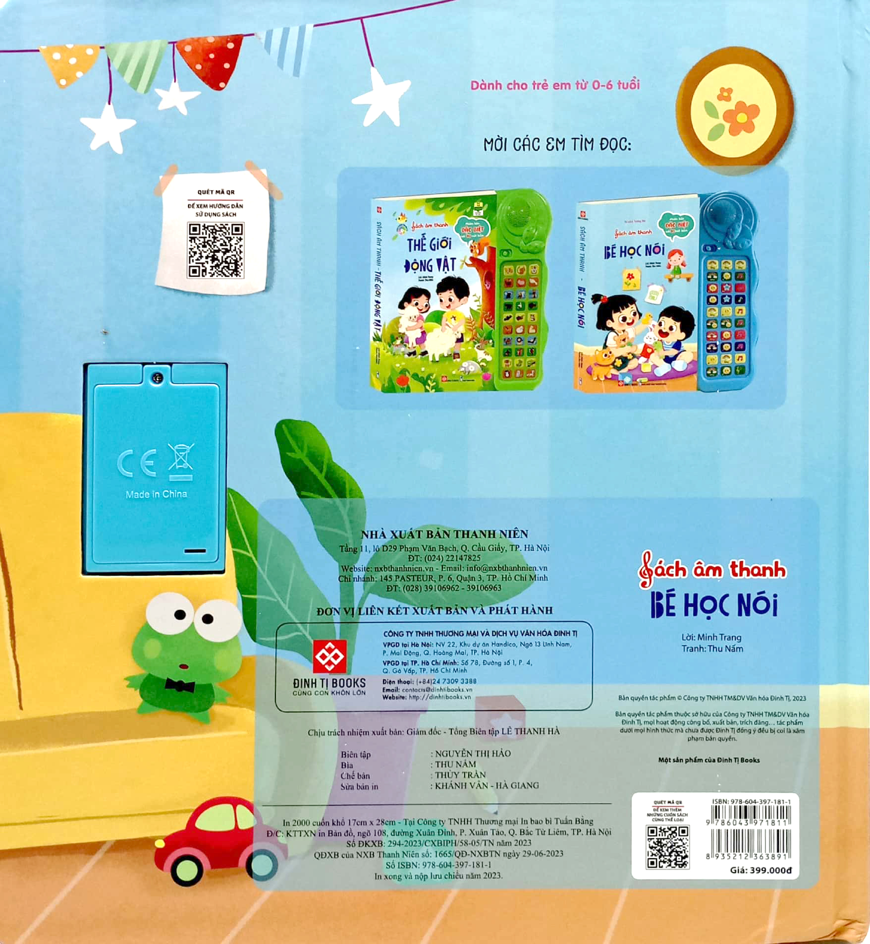 Sách Tương Tác - Sách Âm Thanh - Bé Học Nói