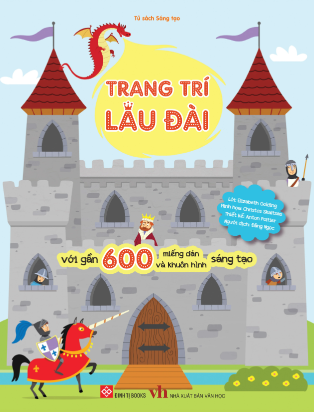 Siêu Sách Bóc Dán (Với Gần 600 Miếng Dán Và Khuôn Hình Sáng Tạo)