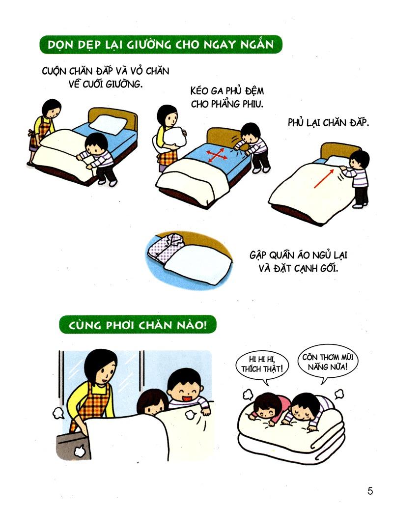 Cẩm Nang Sinh Hoạt Bằng Tranh Cho Bé Tập 1: Kĩ Năng Sinh Hoạt Thường Ngày (Tái Bản 2019)