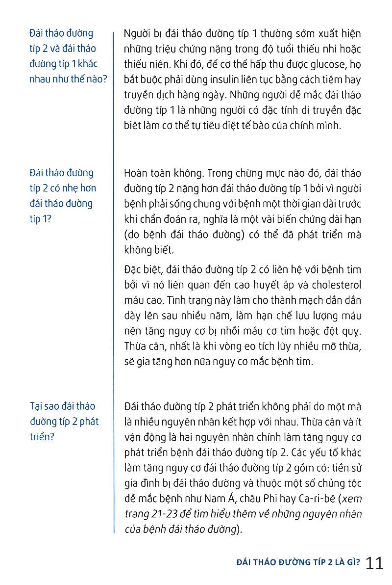 Hỏi Đáp Về Đái Tháo Đường Típ 2
