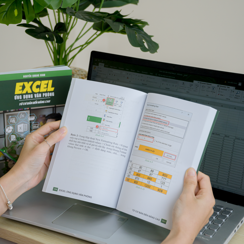 Combo 6 Sách Excel - Word - PowerPoint - Google Sheets - 150 Thủ Thuật - Power Query Kèm Khoá Học Video ĐÀO TẠO TIN HỌC