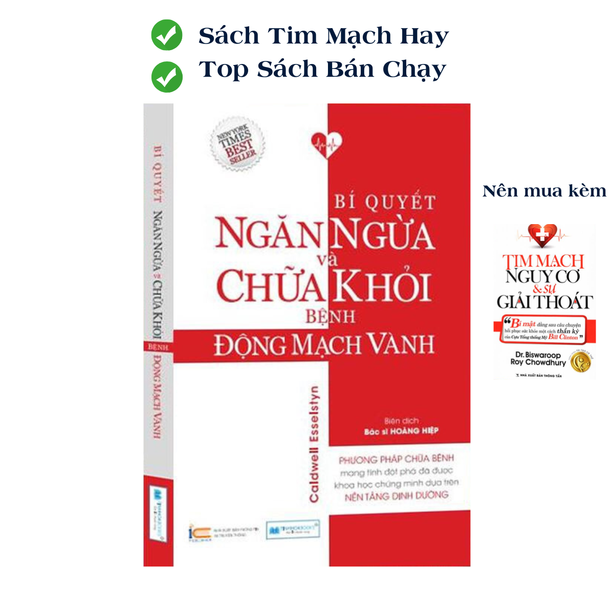 Sách mới: Ăn lành sống mạnh + Động mạch vành