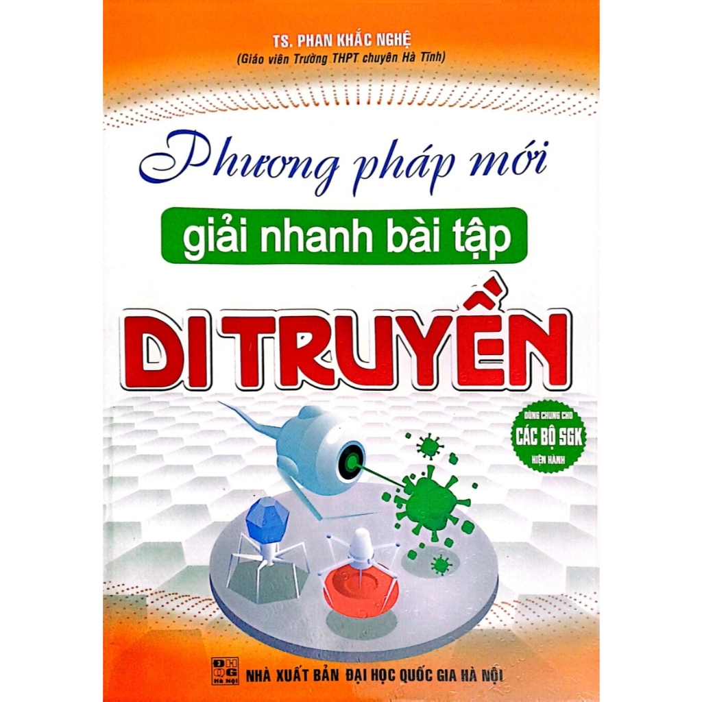 Sách Tham Khảo - Combo Sinh Học Của Tác Giả Phan Khắc Nghệ (Bộ 8 Cuốn)