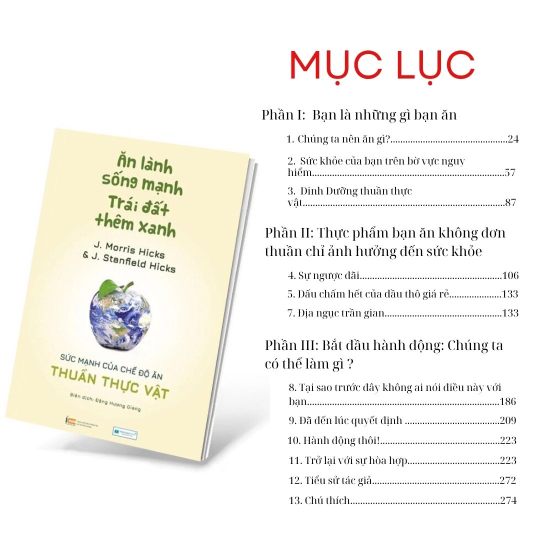 Sách mới: Ăn lành sống mạnh - Trái đất thêm xanh