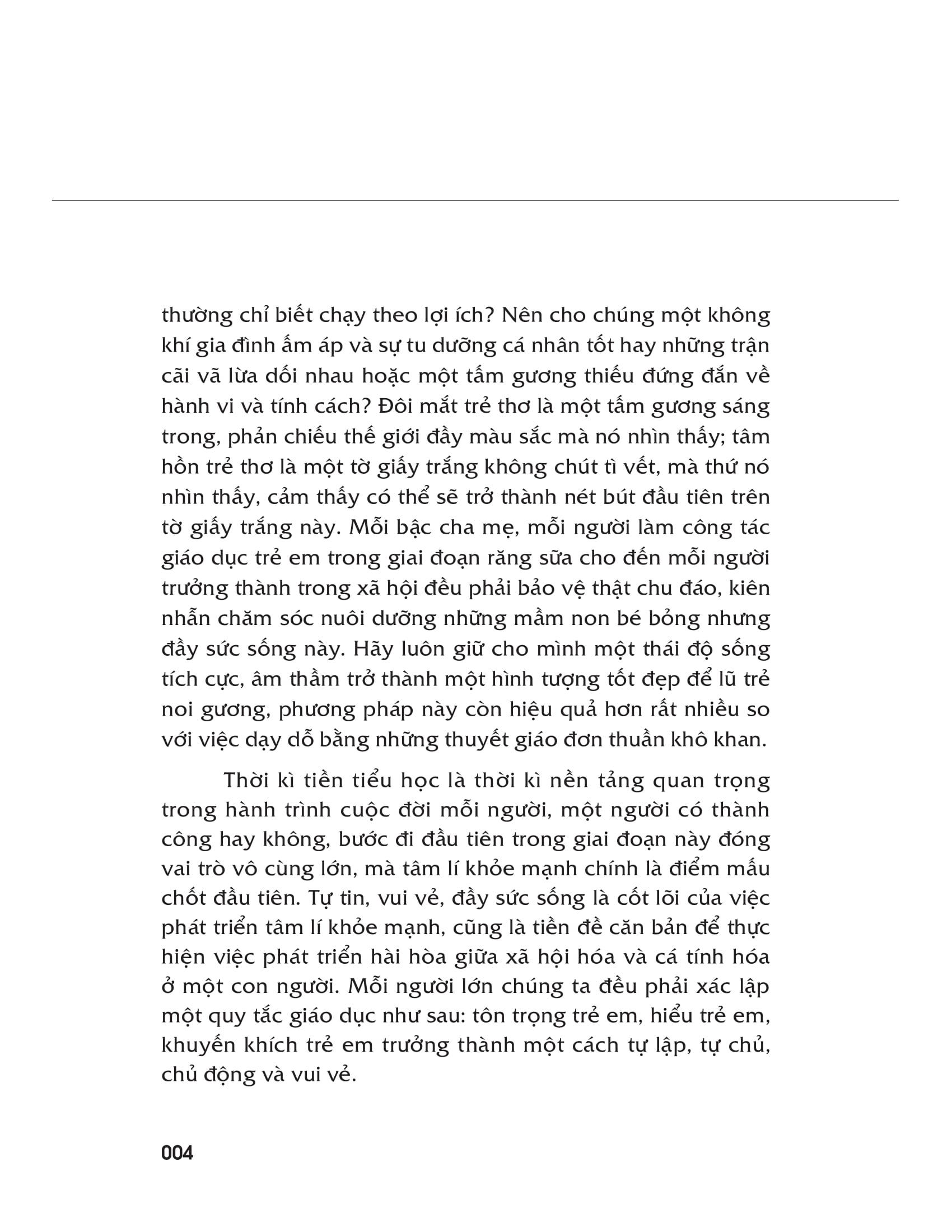Bách Khoa Toàn Thư Giáo Dục Và Phát Triển Tâm Lý Tính Cách Trẻ 0 -6 Tuổi