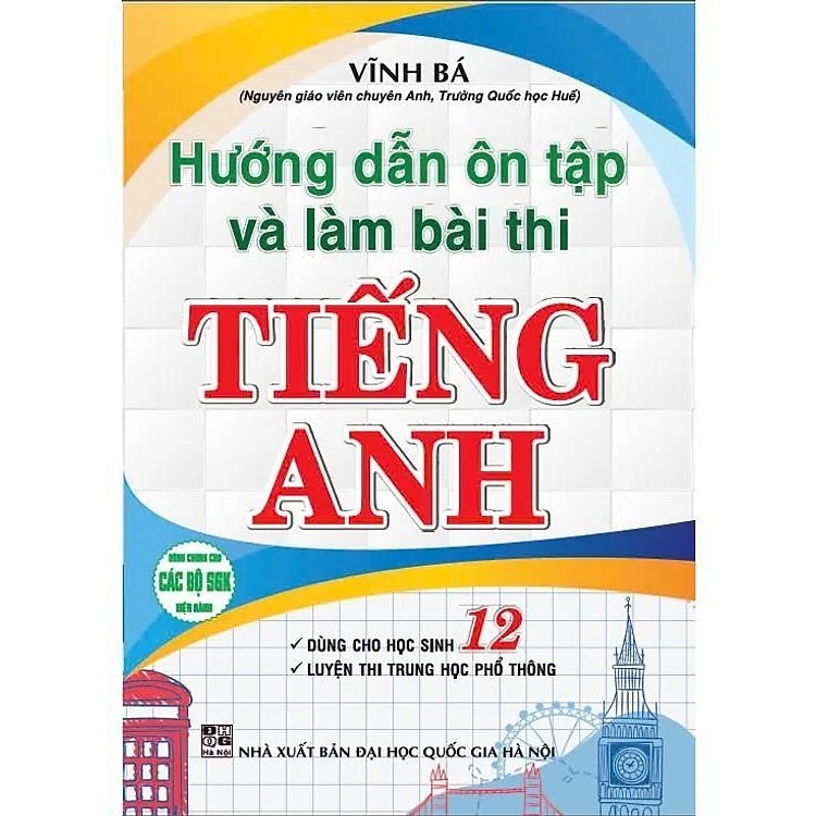 Combo Hướng Dẫn Ôn Tập Và Làm Bài Thi Tiếng Anh 12 + Ngân Hàng Đề thi Mới Môn Tiếng Anh Luyện Thi THPT (Bộ 2 Cuốn)_HA