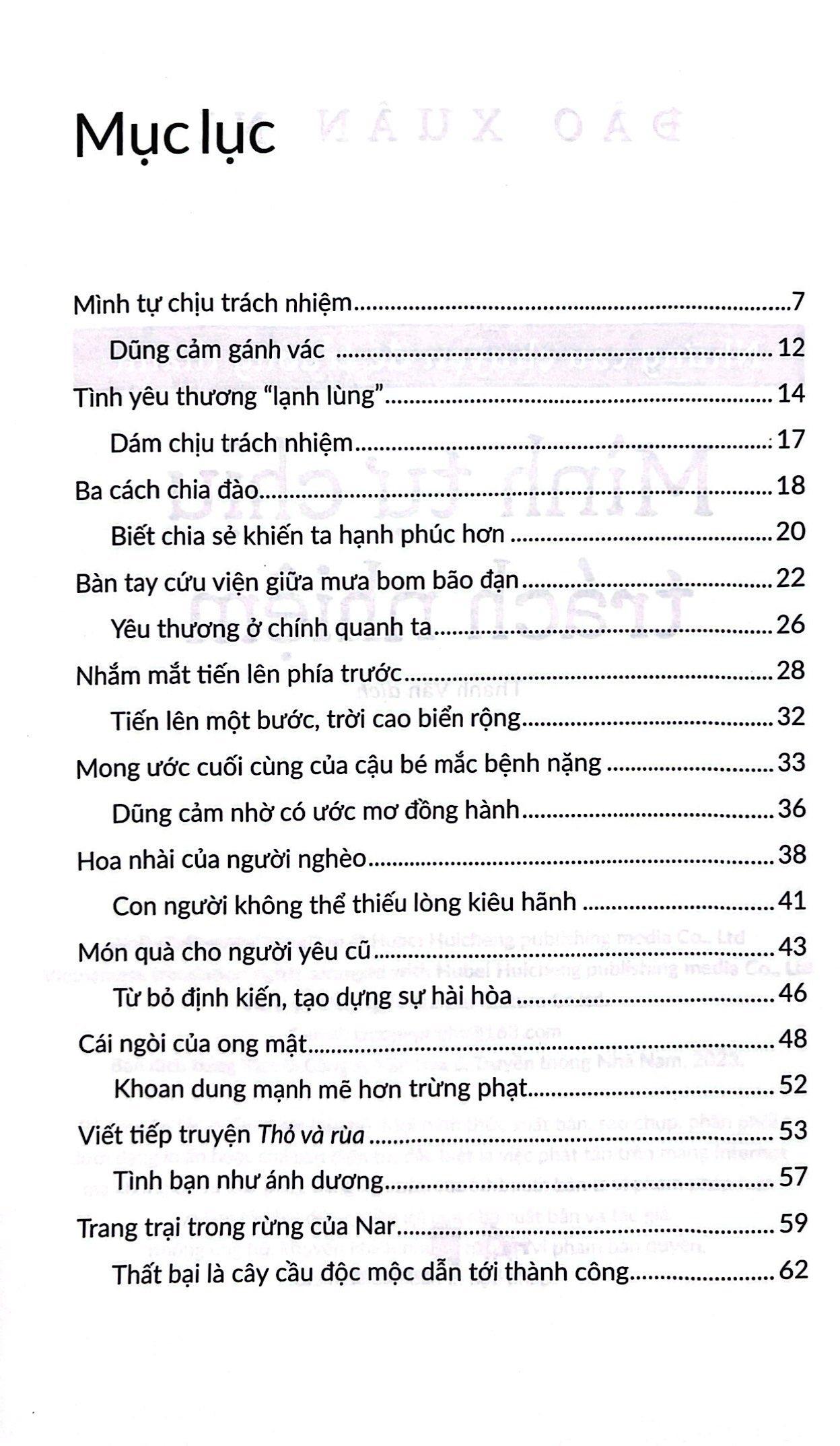 Những Câu Chuyện Để Trưởng Thành - Mình Tự Chịu Trách Nhiệm