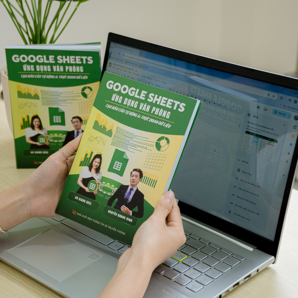 Combo 6 Sách Excel - Word - PowerPoint - Google Sheets - 150 Thủ Thuật - Power Query Kèm Khoá Học Video ĐÀO TẠO TIN HỌC