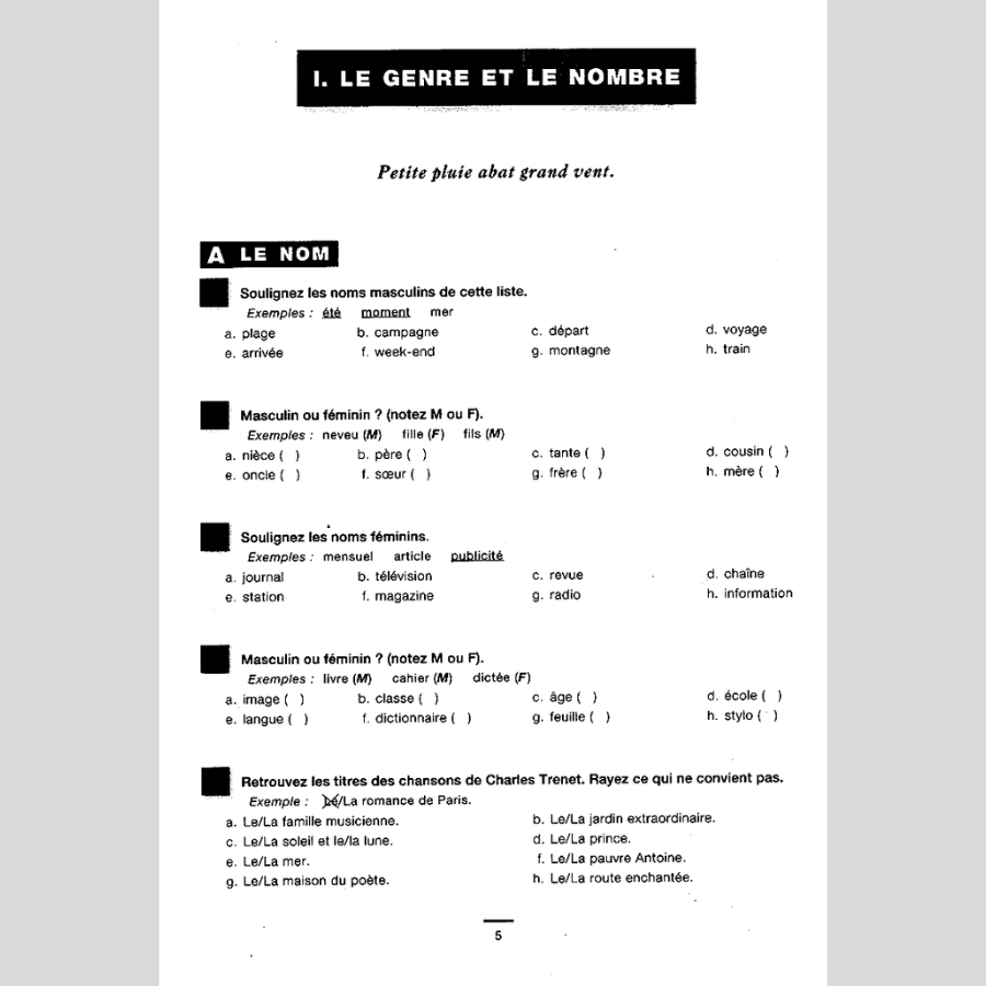 450 Grammaire Niveau Débutant