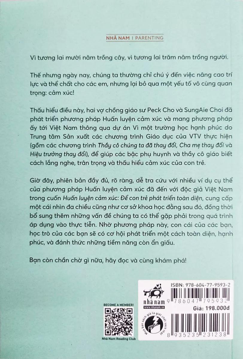 Huấn Luyện Cảm Xúc Để Con Trẻ Phát Triển Toàn Diện