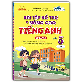 Sách GLOBALSUCCESS - Bài tập bổ trợ và nâng cao tiếng anh lớp 5 tập 2 (có đáp án). Tặng sổ tay