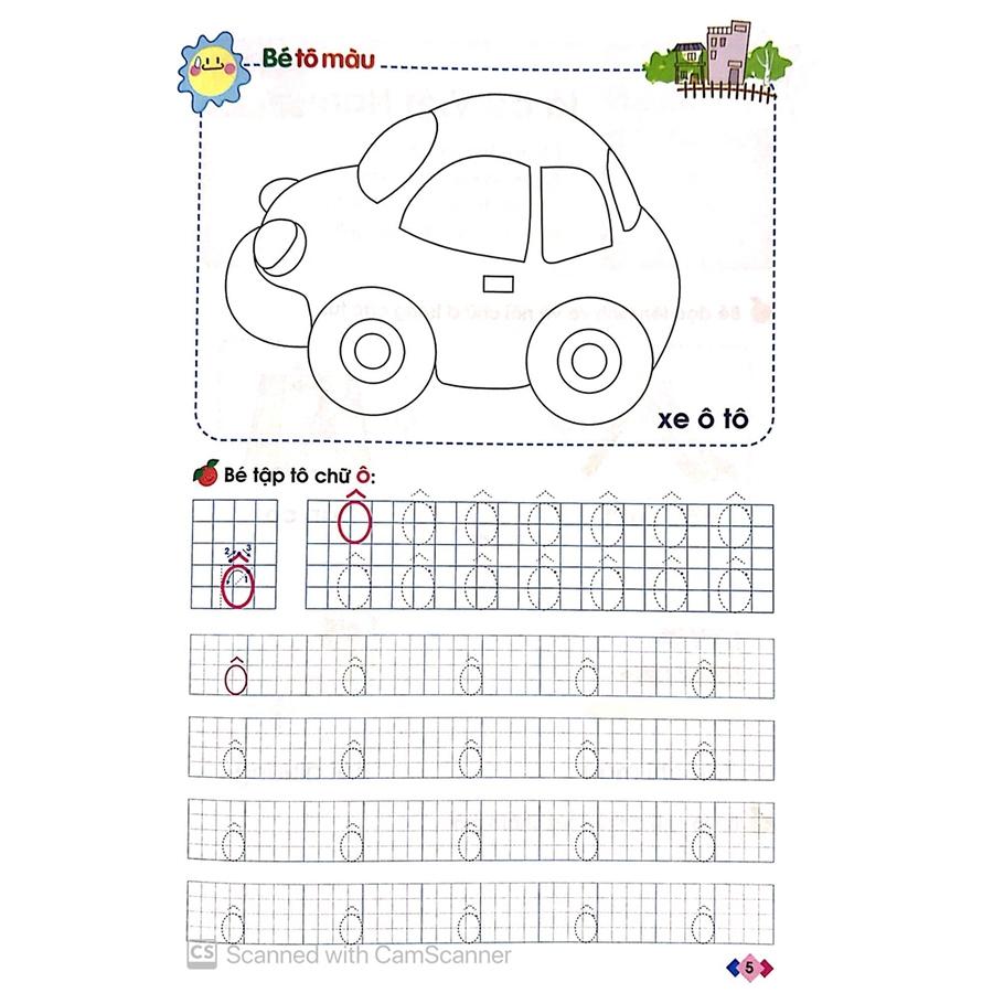 Mai Em Vào Lớp 1 - Vở Bé Làm Quen Với Chữ Cái ( 5 - 6T) Tập 1 - Bản Quyền