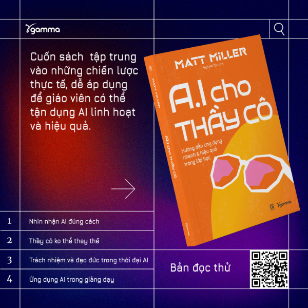 Combo Sách Của Tác Giả Matt Miller: A.I Cho Thầy Cô - Hướng Dẫn Ứng Dụng Nhanh & Hiệu Quả Trong Lớp Học + Đừng Dạy Học Theo Lối Đó - Để Trở Thành Giáo Viên Siêu Ngầu Trong Thời Đại Số