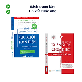 CK50% SÁCH TRƯNG BÀY - Combo 2 cuốn: Bí mật dinh dưỡng + Động mạch vành 