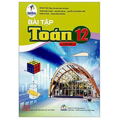 Sách bài tập Toán 12- Tập 2 - Cánh Diều (Kèm bìa nilong bao sách)