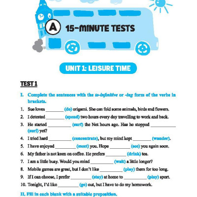 Global Success - Bộ Đề Kiểm Tra Tiếng Anh Lớp 8 - Tập 1 (Có Đáp Án)