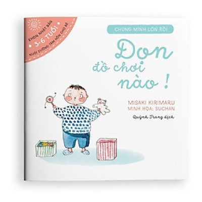 Sách - Dọn đồ chơi nào! - Ehon dành cho trẻ từ 3-6 tuổi