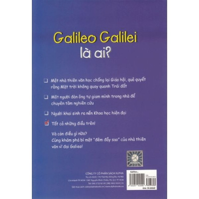 Bộ Sách Chân Dung - Galileo Là Ai