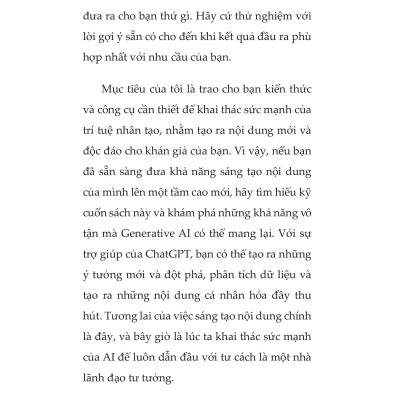 Chat GPT - Ứng Dụng Trí Tuệ Nhân Tạo Trong Công Việc