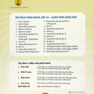Âm Nhạc 10 (Chân Trời Sáng Tạo) (Chuẩn)