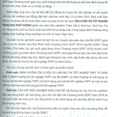 Ôn Luyện Trắc Nghiệm Thi Tốt Nghiệp Trung Học Phổ Thông (năm 2025) Môn Tin Học - Kiều Phương Thuỳ chủ biên, Nguyễn Trung Khánh, Nguyễn Xuân Khuê, Lê Thị Tú Kiên, Phạm Thị Lan…