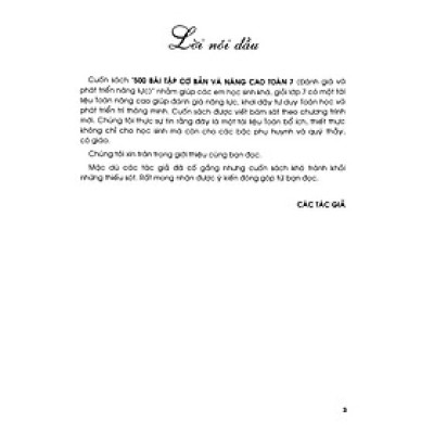 500 Bài Tập Cơ Bản Và Nâng Cao Toán 7 (Đánh Giá Và Phát Triển Năng Lực Toán)