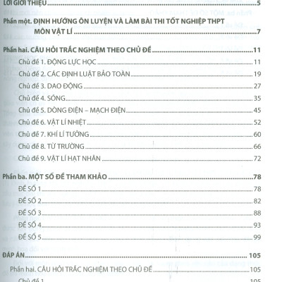 Ôn Luyện Trắc Nghiệm Thi Tốt Nghiệp Trung Học Phổ Thông (năm 2025) Môn Vật Lí - Nguyễn Văn Biên chủ biên, Nguyễn Thị Lâm Quỳnh, Nguyễn Anh Thuấn