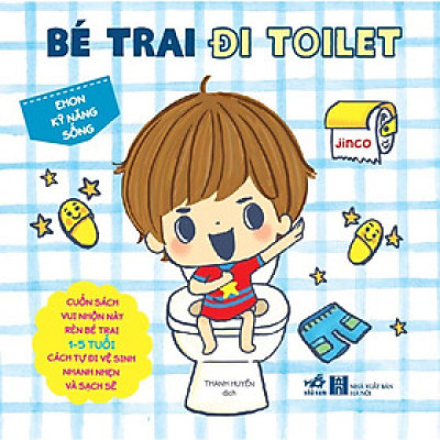 Sách - Ehon kỹ năng sống - Bé trai đi toilet (TB 2022) - Nhã Nam Official