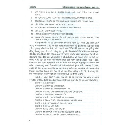 Trở Thành Người Lập Trình VBA Chuyên Nghiệp Trong Excel  (stk)