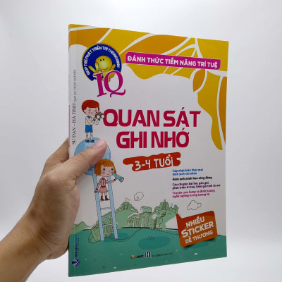 Đánh Thức Tiềm Năng Trí Tuệ - Quan Sát Ghi Nhớ (3-4 Tuổi) (Tái Bản)