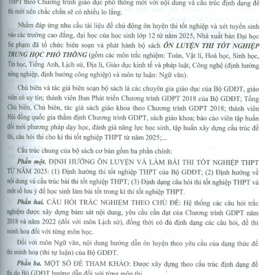 Ôn Luyện Trắc Nghiệm Thi Tốt Nghiệp Trung Học Phổ Thông (năm 2025) Môn Công Nghệ (Định Hướng Nông Nghiệp)