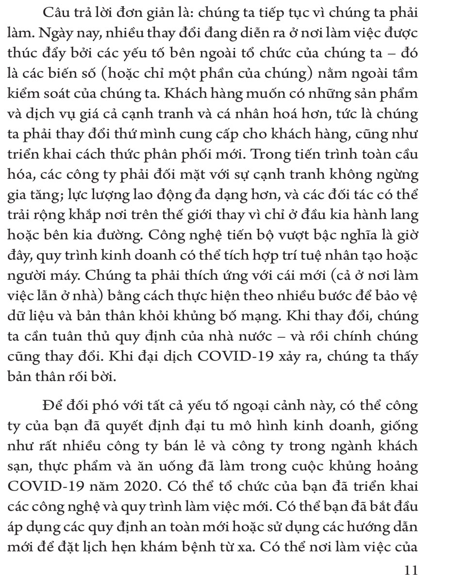 Quản Lí Quy Trình Và Con Người Để Thay Đổi Thành Công - ML