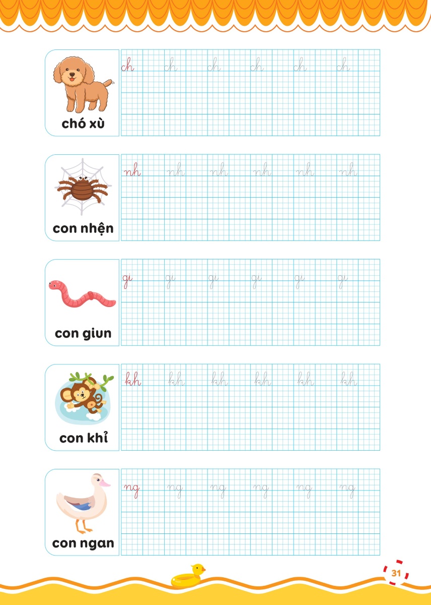 Vở Luyện Viết Hạ Cỡ Chữ Chữ Ô Li Nhỏ - Quyển 2: Chữ Thường (MEGA)