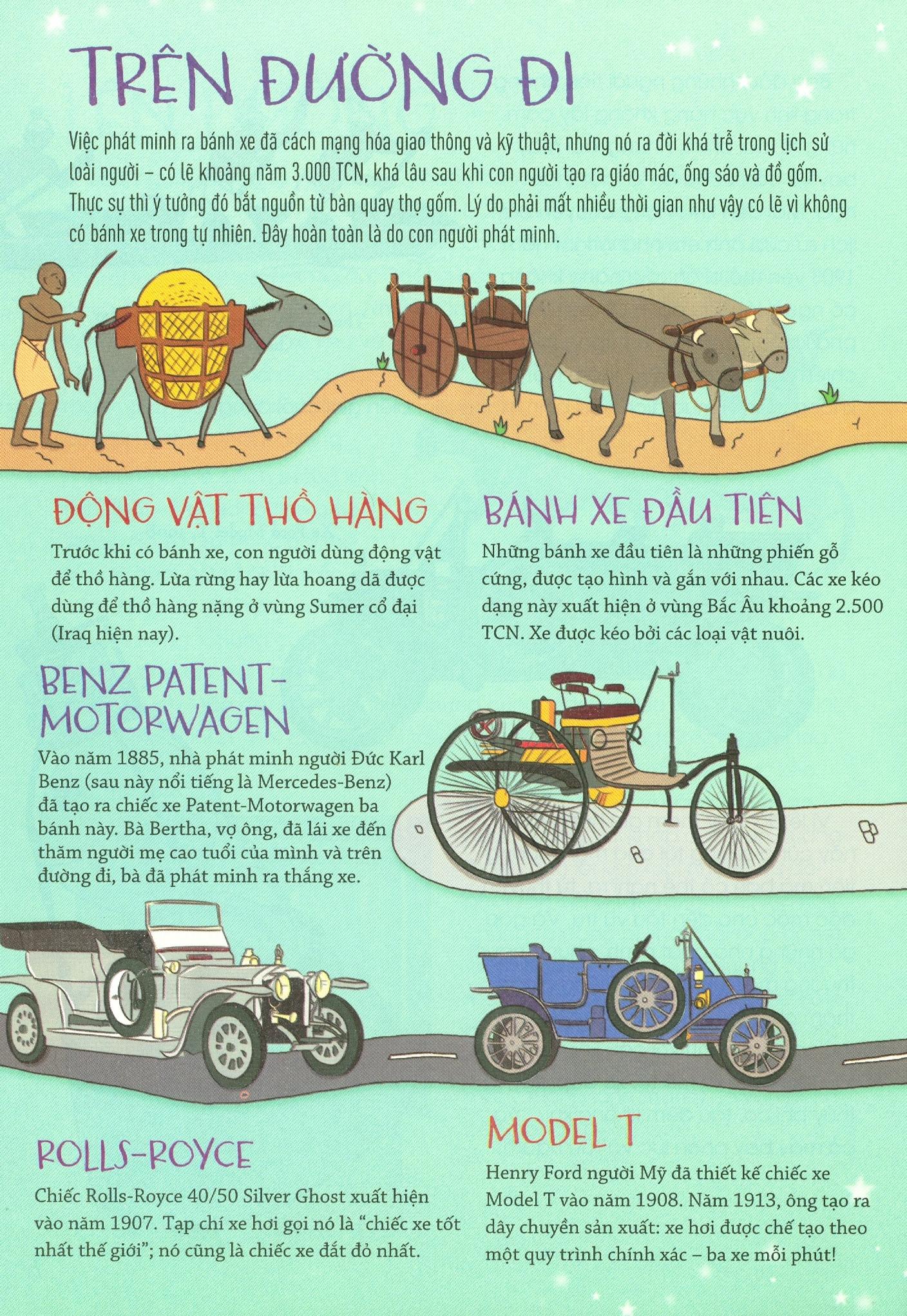 Phát Minh Phi Thường : Phương Tiện Di Chuyển - Từ Bánh Xe Đến Phi Thuyền