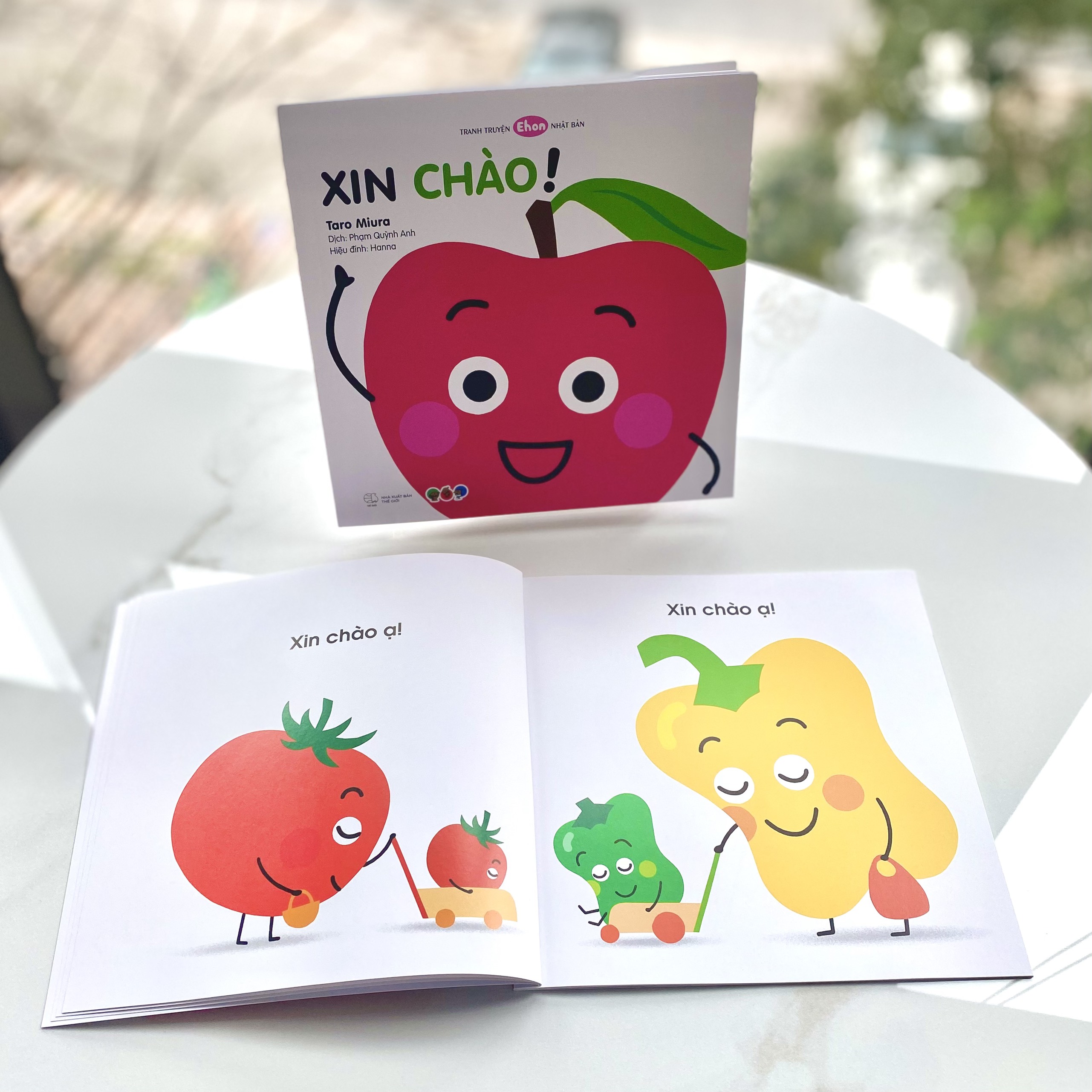 Truyện Ehon bé 1-2-3 tuổi - Xin chào!