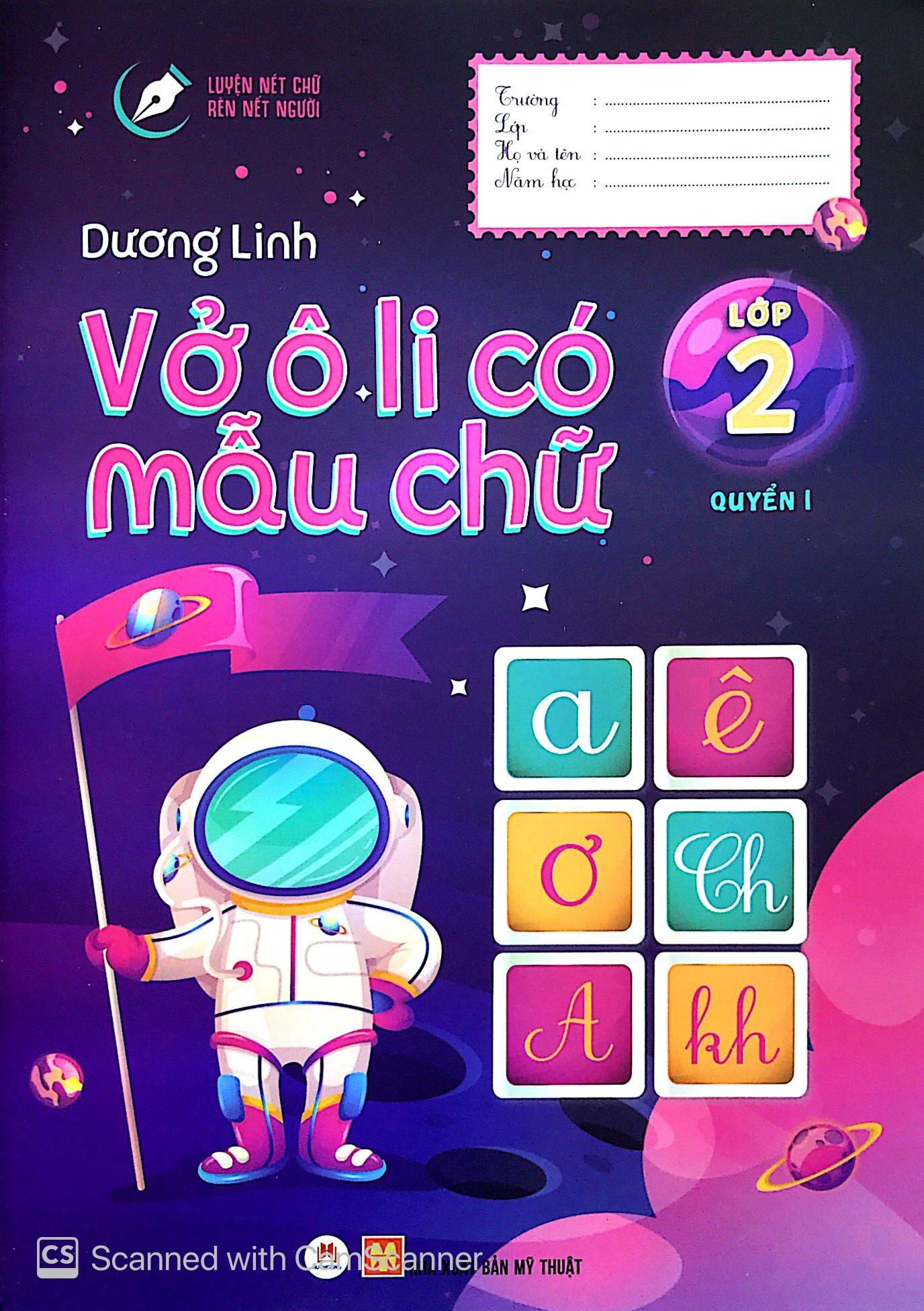 Luyện Nét Chữ Rèn Nết Người - Vở Ô Li Có Mẫu Chữ - Lớp 2 - Quyển 1 (Tái Bản 2020)