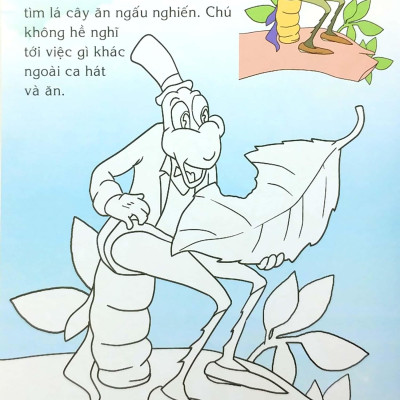 Em Đọc Ngụ Ngôn Và Tô Màu: Cào Cào Thích Ca Hát