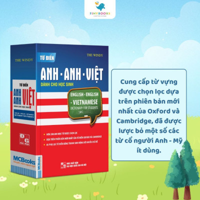 Sách - Từ điển Anh-Anh-Việt dành cho học sinh (Tái bản 2020)