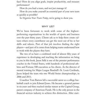 Organize Your Team Today: The Mental Toughness Needed to Lead Highly Successful Teams