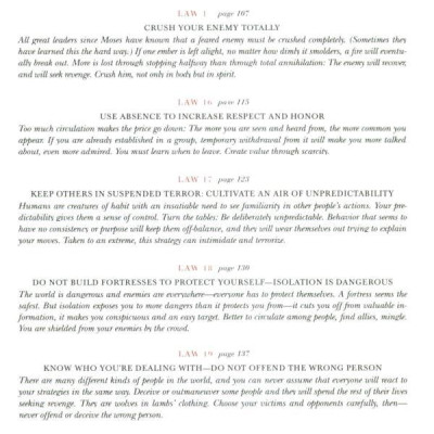 The 48 Laws Of Power