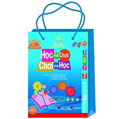 Sách- Combo Học Mà Chơi 4 - 5 Tuổi (Túi 5 Cuốn)