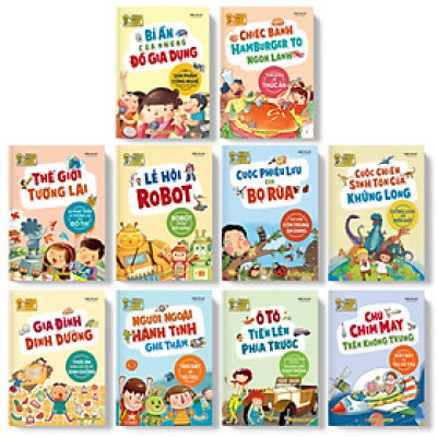 Combo sách:  Phòng Nghiên Cứu Khoa Học Thú Vị - 10 Cuốn