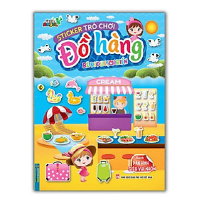 Sticker Trò Chơi Đồ Hàng - Bé Đi Du Lịch Biển