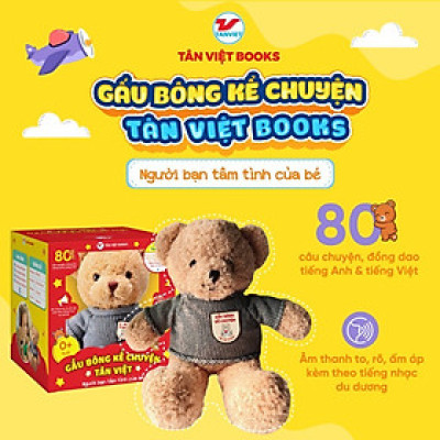 Gấu Bông Kể Chuyện Tân Việt - Kể Chuyện Song Ngữ Cho Bé - Tân Việt
