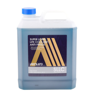 Nước Làm Mát Động Cơ Màu Xanh Dương AISIN Super Long Life Coolant 50% 4 Lít SCPM50A4LB - Nhập Khẩu Chính Hãng