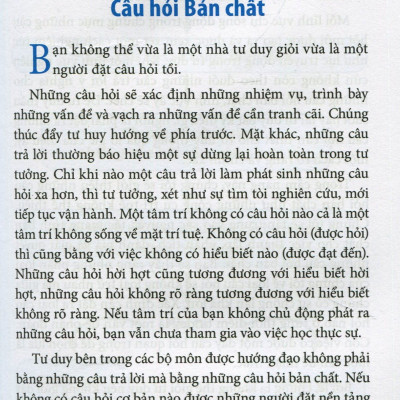 Sách Cẩm nang tư duy đặt câu hỏi bản chất (Tái bản 2024) - NXB